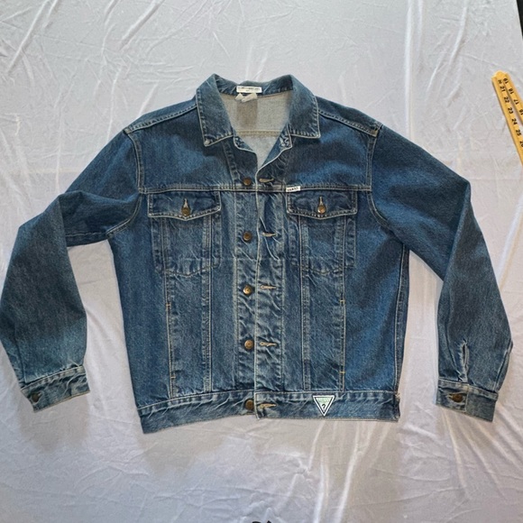 Georges Marciano for Guess • Vtg Denim Jean Jacket • Men’s sz M • Style 10807 - Picture 8 of 14
